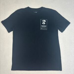 The North Face Never Stop Exploring Back Print T-Shirt Men's Medium Black Tee